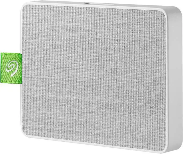 Alt view image 4 of 17 - Seagate Ultra Touch SSD 500GB External Solid State Drive Portable - White USB-C USB 3.0 for PC MAC and Lynx for Android, Mylio and Adobe (STJW500400)