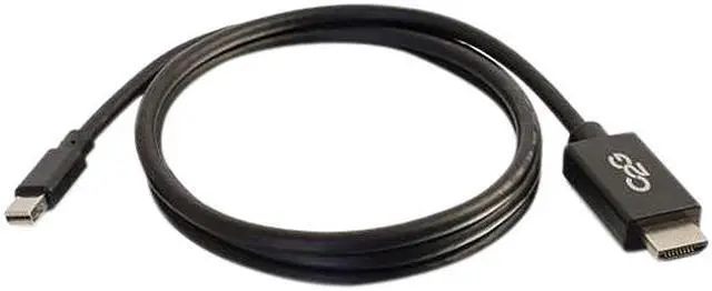 Alt view image 3 of 3 - C2g 3Ft Mini Displayport To Hdmi Adapter Cable - Black - Taa
