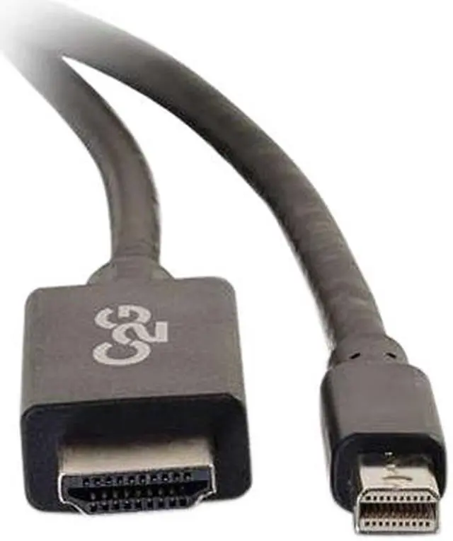 Alt view image 2 of 3 - C2g 3Ft Mini Displayport To Hdmi Adapter Cable - Black - Taa