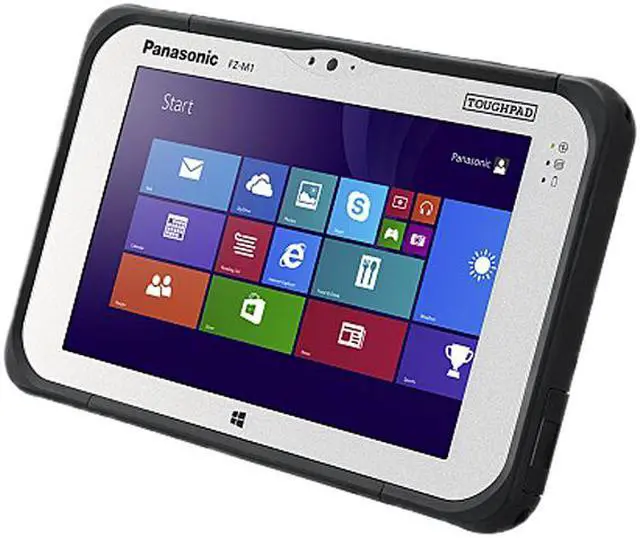 Main image of Panasonic FZ-M1F323XKM Us,Toughpad,Win7,Vpro,Intl Core M5-6Y57 1.1Ghz,Vpro,7 Inch Wxga 10 Pt Glvd Mtltch,8Gb,256Gbssd,Intl Wifi A/B/G/N/Ac,Tpm,Bt,Webcam,8Mp Cam,Bridge Batt,2D Bar Laser,Msr,Handstrap