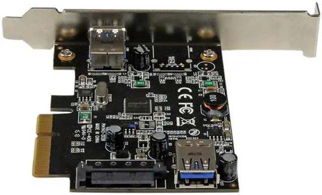 Alt view image 4 of 4 - StarTech 2-Port USB 3.1 (10Gbps) Card, USB-A, 1x External, 1x Internal, PCIe