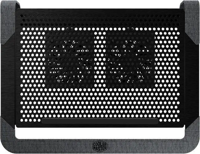 Alt view image 5 of 10 - Cooler Master Notepal U2 Plus V2 Laptop Air Cooler, Dual 80mm Moveable Fans, Lightweight Aluminum Cooling Pad, Polyester Fiber Dacron and Aluminum Material, Supports up to 17" Laptop