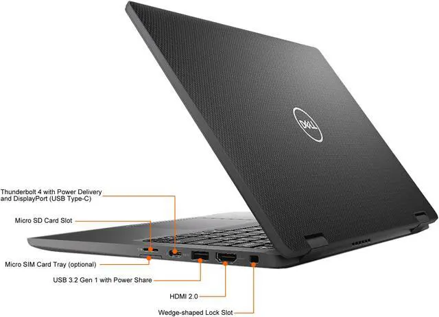 Alt view image 12 of 12 - DELL Laptop Latitude 7420 77TH8 Intel Core i7 11th Gen 1185G7 (3.00 GHz) 16 GB LPDDR4X Memory 256 GB PCIe SSD Intel Iris Xe Graphics 14" FHD 1920 x 1080 Windows 10 Pro 64-bit