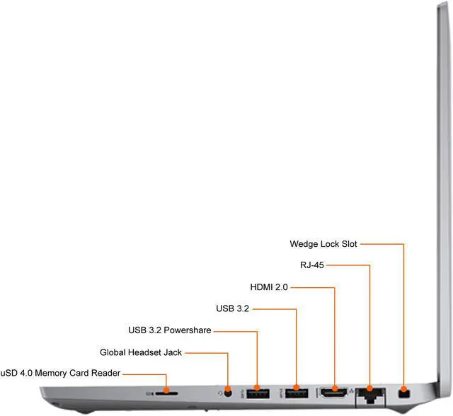 Alt view image 7 of 9 - DELL Laptop Latitude 5420 DY0HX Intel Core i7 11th Gen 1185G7 (3.00 GHz) 16 GB Memory 512 GB PCIe SSD 14" FHD 1920 x 1080 Intel Iris Xe Graphics Windows 10 Pro 64-bit