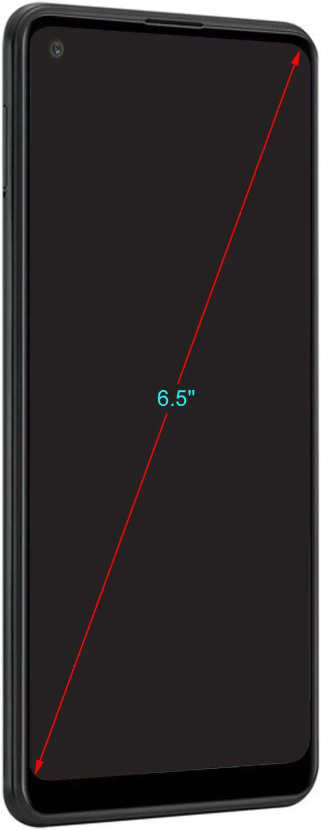 Alt view image 2 of 2 - Samsung Galaxy A21 Factory Unlocked Android Cell Phone, US Version Smartphone, 32GB Storage, Long-Lasting Battery, 6.5" Infinity Display, Quad Camera, Black