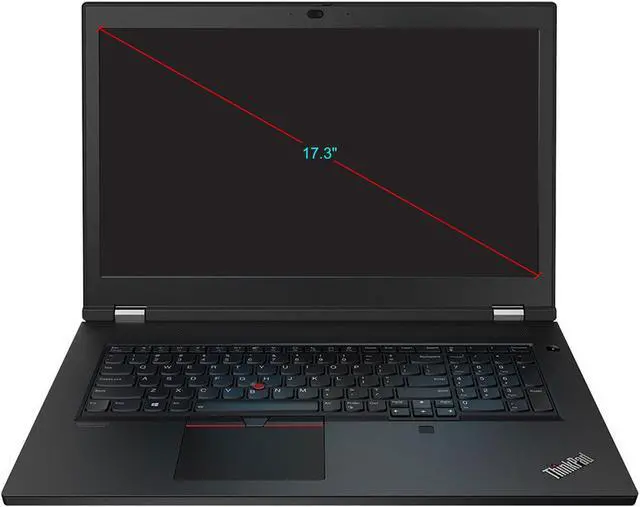 Alt view image 3 of 15 - Lenovo ThinkPad P17 20SN0043US 17.3" Laptop i7-10850H 32GB 512GB SSD Win 10 Pro