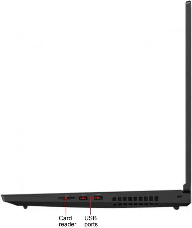 Alt view image 6 of 15 - Lenovo ThinkPad P17 20SN0043US 17.3" Laptop i7-10850H 32GB 512GB SSD Win 10 Pro
