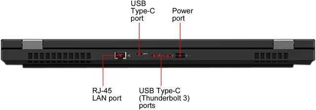 Alt view image 13 of 15 - Lenovo ThinkPad P17 20SN0043US 17.3" Laptop i7-10850H 32GB 512GB SSD Win 10 Pro