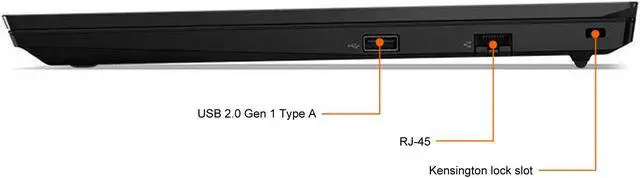 Alt view image 8 of 15 - Lenovo Laptop ThinkPad E15 G2 Intel Core i5-1135G7 8GB Memory 256 GB SSD Intel Iris Xe Graphics 15.6" Non-Touch Screen Windows 10 Pro 64-bit 20TDS00B00