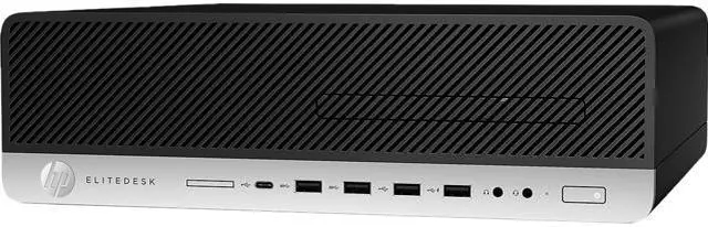Main image of HP EliteDesk 800 G3 Small Form Factor Desktop Computer Intel Core i7-7700 8 GB DDR4 RAM 256 GB PCIe M.2 SSD Windows 10 Pro 64-Bit