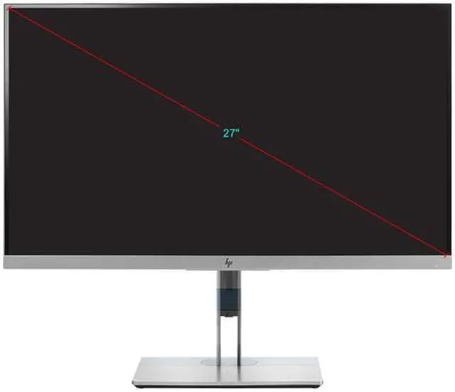 Alt view image 8 of 8 - HP EliteDisplay E273 27" Full HD 1920 x 1080 VGA HDMI DisplayPort HDCP Support USB 3.0 Hub Anti-Glare LED Backlit Height Adjustable IPS Monitor