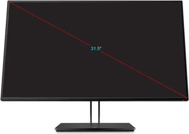 Alt view image 3 of 9 - HP Z32 32" (Actual size 31.5") Ultra HD 3840 x 2160 4K Resolution DisplayPort HDMI Mini-DisplayPort USB Type-C Anti-Glare LED Backlit IPS Monitor