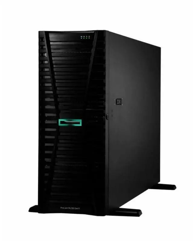Main image of HPE ProLiant ML350 Gen11 server with one Intel® Xeon® Gold 5416S Processor, 64 GB (2x32 GB) Dual Rank Memory, one HPE MR408i-o Gen11 x8 Lanes 4GB Cache OCP SPDM Storage Controller -  P69313-005