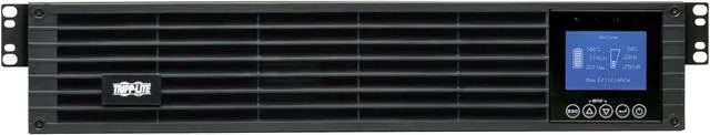 Alt view image 2 of 6 - Tripp Lite UPS Smart Online 1000VA 900W 208/230V LCD USB DB9 WEBCARDLX 2URM - 2U Rack-mountable - 4.10 Hour Recharge - 4.70 Minute Stand-by - 230 V AC Input (SUINT1000LCD2UN)