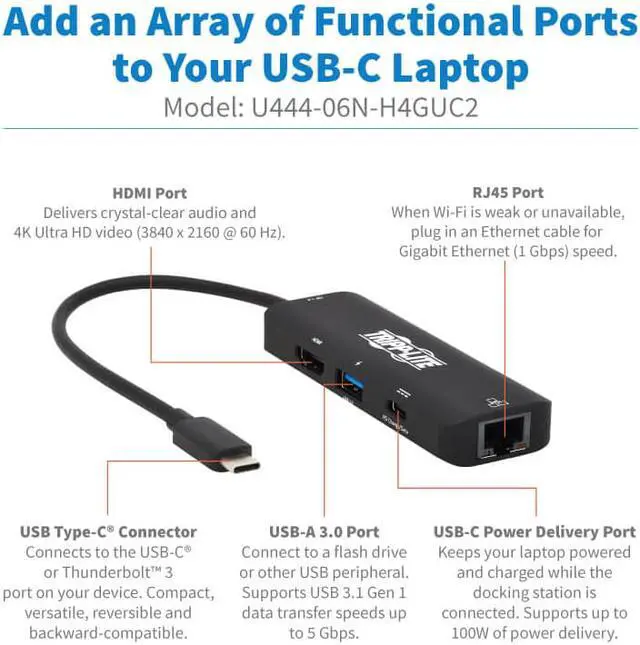 Alt view image 5 of 5 - USBC MULTIPORT ADAPTER 4K60HZ