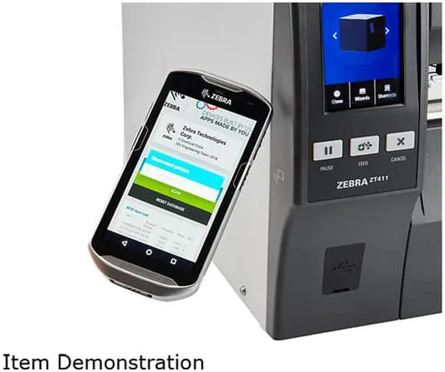 Alt view image 6 of 6 - ZEBRA AIT PRINTER ZT411 4 203 DPI US CORD SERIAL USB 10100 ETHERNET BLUETOOTH 41MFI USB HOST PEEL W FULL REWIND EZPL TT