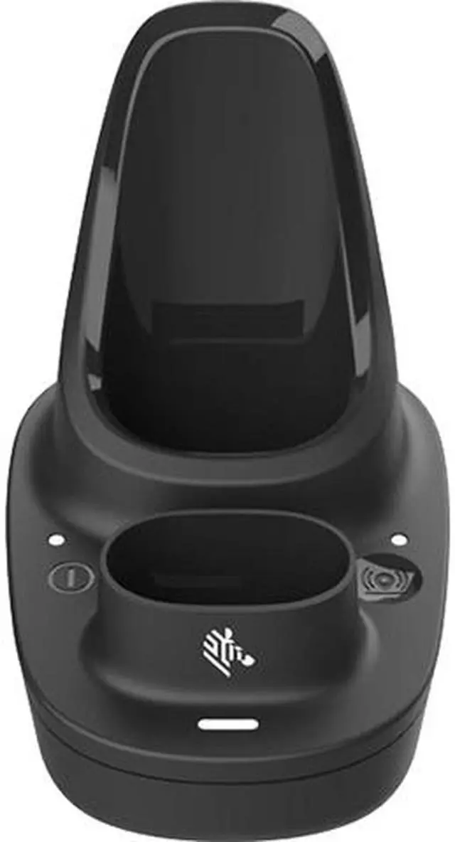 Main image of ZEBRA EVM CS6080 CORDLESS STANDARD CRADLE INDUCTIVE BLUETOOTH BLACK 1 SLOT FOR SCANNER AND 1 SLOT FOR SPARE BATTERY
