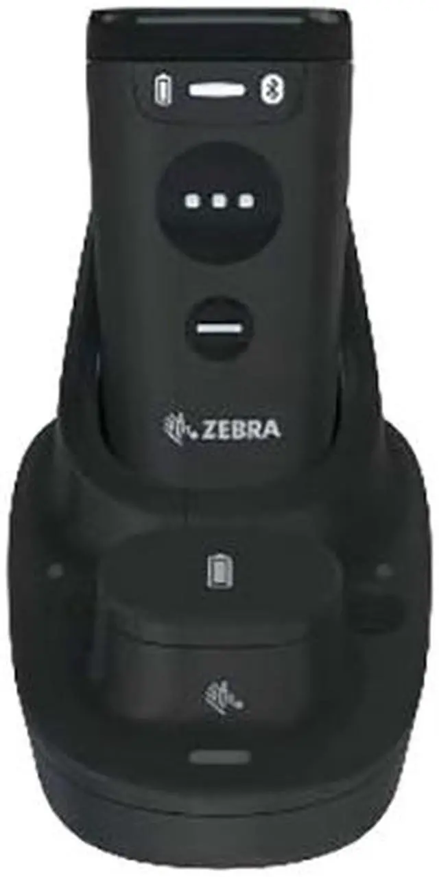 Alt view image 2 of 2 - ZEBRA EVM CS6080 CORDLESS STANDARD CRADLE INDUCTIVE BLUETOOTH BLACK 1 SLOT FOR SCANNER AND 1 SLOT FOR SPARE BATTERY