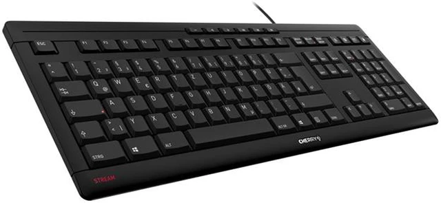 Alt view image 2 of 6 - CHERRY STREAM JK-8500DE-2 Black 105 Normal Keys 10 Function Keys USB Wired Keyboard, Germany Layout