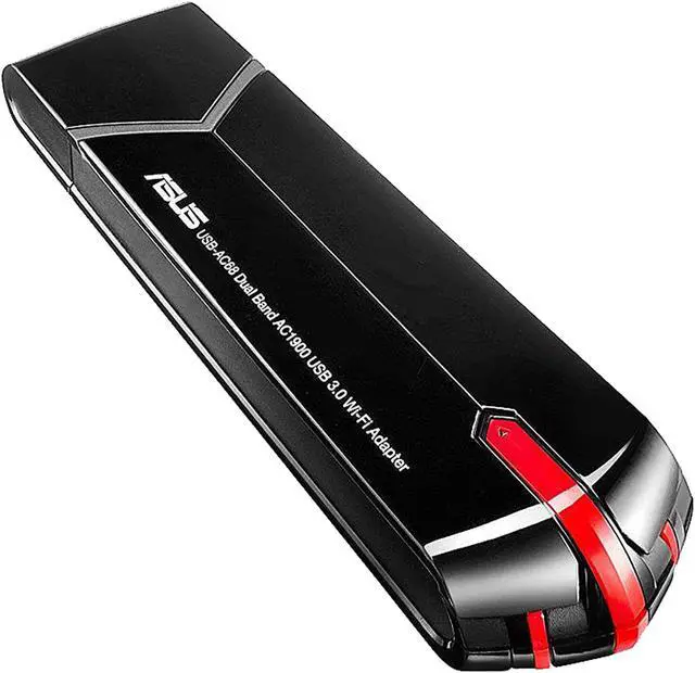 Alt view image 4 of 11 - ASUS USB-AC68 Dual-band AC1900 USB 3.0 Wi-Fi Adapter Retail with Included Cradle