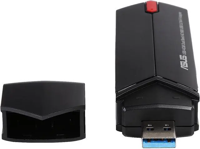 Alt view image 8 of 11 - ASUS USB-AC68 Dual-band AC1900 USB 3.0 Wi-Fi Adapter Retail with Included Cradle
