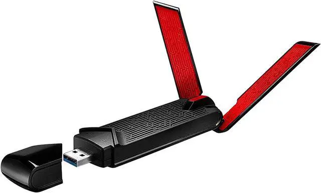 Alt view image 3 of 11 - ASUS USB-AC68 Dual-band AC1900 USB 3.0 Wi-Fi Adapter Retail with Included Cradle