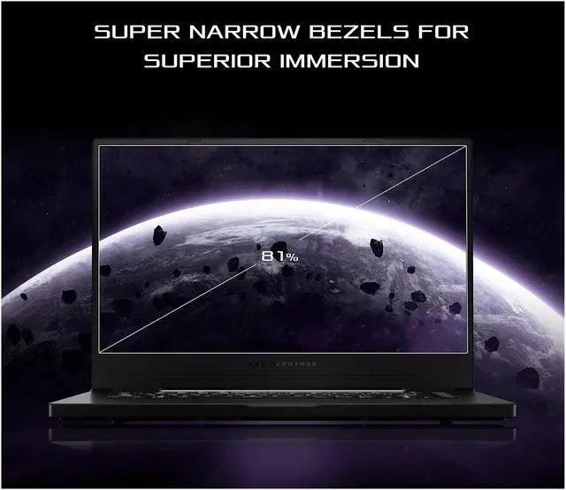 Alt view image 4 of 8 - ROG Zephyrus G15 - 15.6" 240Hz - GeForce RTX 2060 Max-Q - AMD Ryzen 9 4900HS - 16GB DDR4 - 1TB PCIe SSD - Win 10 Home - Ultra Slim Gaming Laptop (GA502IV-PH96)