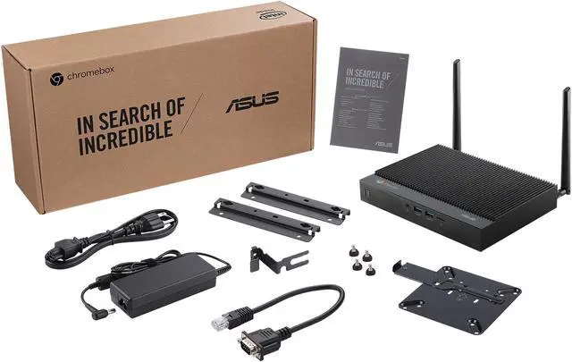 Alt view image 7 of 8 - ASUS Fanless Chromebox with Intel Celeron 5205U Processor, 4 GB Memory, 32 GB eMMC Storage, VESA Mount, Chrome OS (CHROMEBOX4-FC017U)