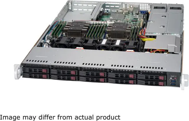 Alt view image 2 of 4 - SUPERMICRO SYS-1029P-WTRT Dual Socket P (LGA 3647) DDR4 2.5" SATA3 10GBase-T LAN 1U Rackmount Server Barebone, For Customized Please Contact with Newegg B2B
