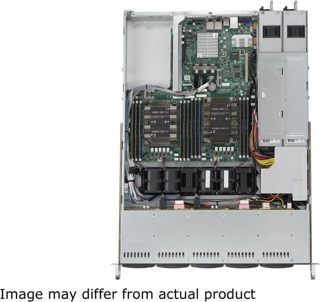 Alt view image 3 of 4 - SUPERMICRO SYS-1029P-WTRT Dual Socket P (LGA 3647) DDR4 2.5" SATA3 10GBase-T LAN 1U Rackmount Server Barebone, For Customized Please Contact with Newegg B2B