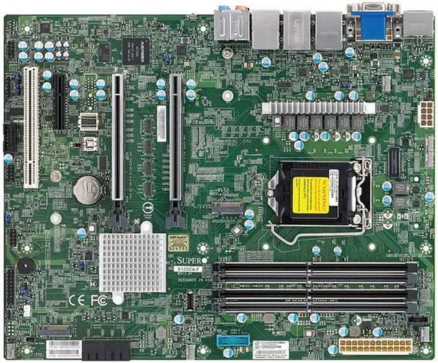 Main image of Supermicro MB MBDX12SCAFO W480 LGA1200 128GB DDR4 HDMI DP ATX