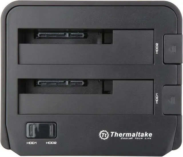 Alt view image 7 of 7 - Thermaltake BlacX Duet 2.5"/3.5" SATA I/II/III USB 3.0 External Hard Drive Enclosure Docking Station ST0014U-D