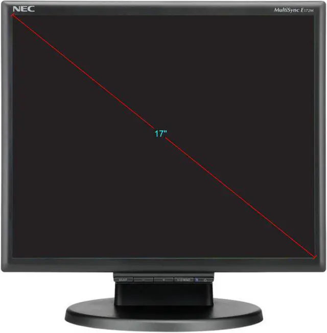 Alt view image 2 of 6 - 17 DESKTOP MONITOR WITH LED BACKLIGHTING