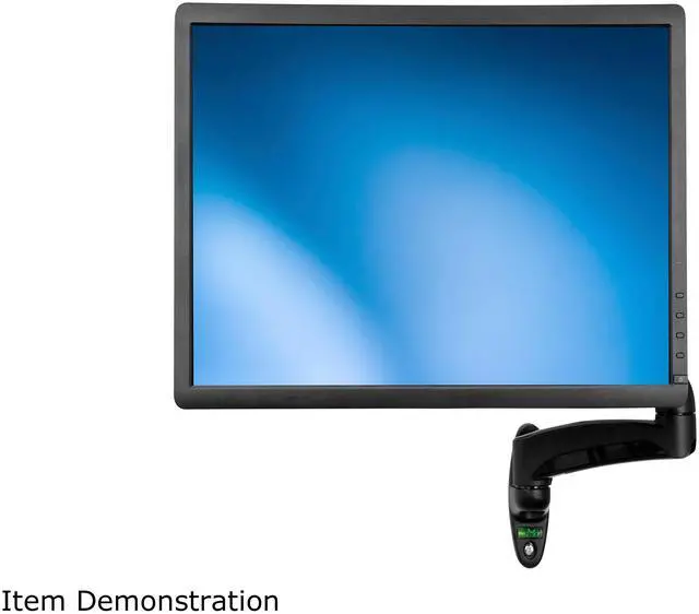 Alt view image 5 of 7 - StarTech.com ARMPIVWALL Wall Mount Monitor Arm - Full Motion Articulating - Adjustable - Supports Monitors 12" to 34" - VESA Monitor Wall Mount - Black (ARMPIVWALL)