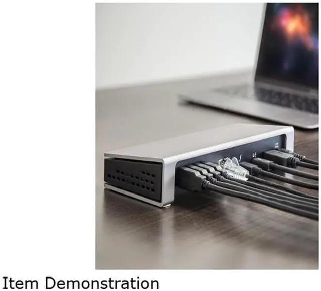Alt view image 8 of 8 - StarTech.com TB3DOCK2DPPD Thunderbolt 3 Dock - 85W Power Delivery - Dual 4K Monitor Docking Station with USB Type C & DisplayPort (TB3DOCK2DPPD)