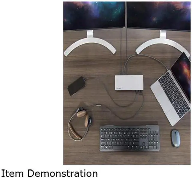 Alt view image 7 of 8 - StarTech.com TB3DOCK2DPPD Thunderbolt 3 Dock - 85W Power Delivery - Dual 4K Monitor Docking Station with USB Type C & DisplayPort (TB3DOCK2DPPD)