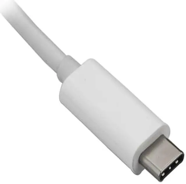 Alt view image 2 of 3 - StarTech CDP2HD2MWNL USB C to HDMI Cable - 2m / 6 ft - White - 4K at 60Hz - Computer Monitor Cable - USB C Cable - USB Type C to HDMI Cable