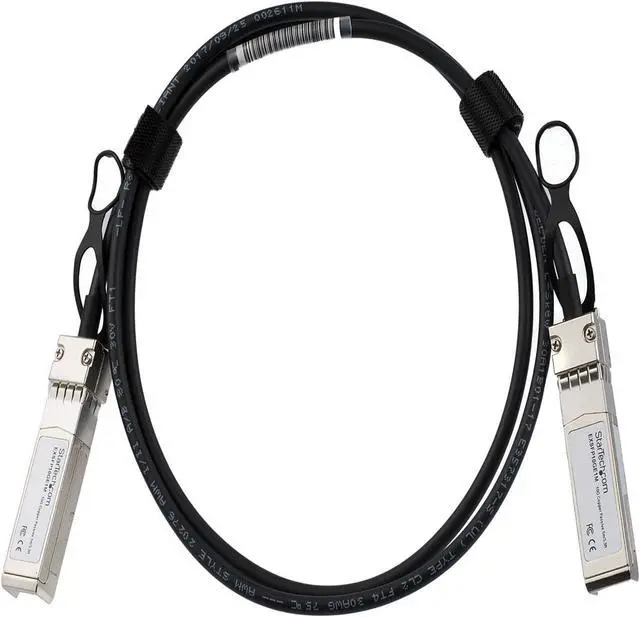 Alt view image 2 of 2 - StarTech.com EXSFP10GE1M Juniper EX-SFP-10GE-DAC-1M Compatible - SFP+ Direct Attach Cable - 1 m (3.3 ft) - 10 GbE