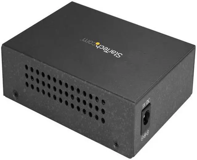 Alt view image 2 of 5 - StarTech.com Single Mode SC Fiber Ethernet Media Converter - 1000BASE-LX Gigabit Fiber Optic to Copper Bridge - 10/100/1000 Network 10km