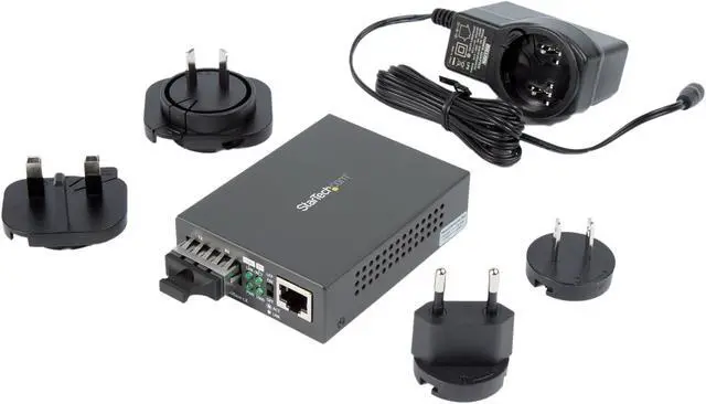 Alt view image 5 of 6 - StarTech MCMGBSCMM055 Fiber Media Converter - 1000Base-SX - 550m - Multi Mode - Fiber to Ethernet Converter - Fiber to Copper Converter