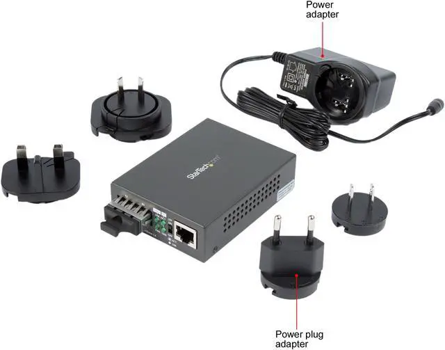 Alt view image 6 of 6 - StarTech MCMGBSCMM055 Fiber Media Converter - 1000Base-SX - 550m - Multi Mode - Fiber to Ethernet Converter - Fiber to Copper Converter
