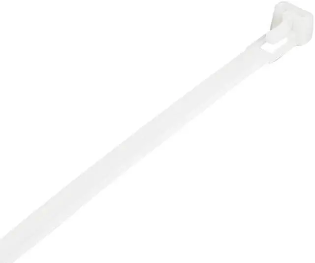 Main image of StarTech 5" Reusable Resealable Adjustable Network Cable Ties 100pk White