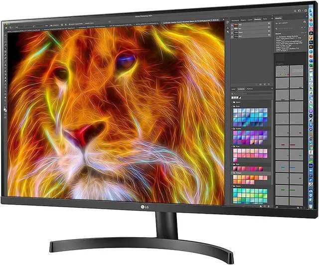 Alt view image 5 of 8 - LG 31.5" 32BN50U-B UHD 4K (3840x2160) HDR10, DCI-P3 90% (Typ.), AMD FreeSync, Dynamic Action Sync, Black Stabilizer, MAXXAUDIO and Adjustable Stand Monitor