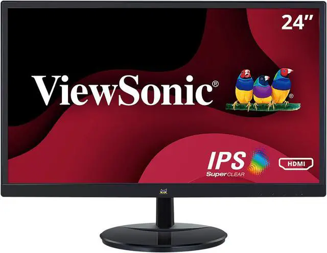 Main image of ViewSonic VA2459-SMH 24 Inch IPS 1080p Frameless LED Monitor with HDMI and VGA Inputs