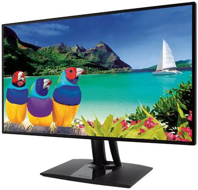 Alt view image 3 of 7 - ViewSonic VP2768-4K UHD 3840 x 2160 2 x HDMI, DisplayPort, MiniDP Frameless Design Swivel Pivot Tilt Height Adjustable IPS Professional Monitor