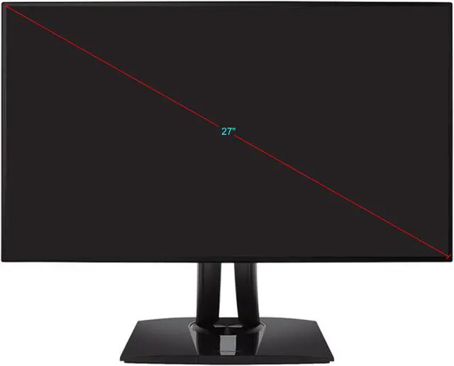 Alt view image 2 of 7 - ViewSonic VP2768-4K UHD 3840 x 2160 2 x HDMI, DisplayPort, MiniDP Frameless Design Swivel Pivot Tilt Height Adjustable IPS Professional Monitor