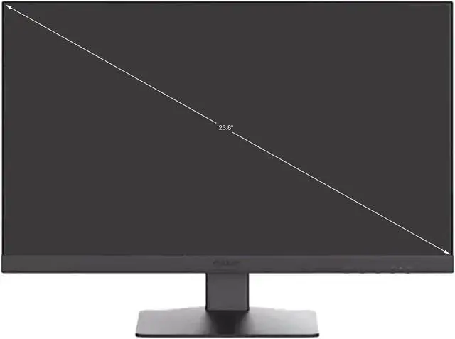 Alt view image 2 of 7 - Planar PXN2400 LED Monitor 24" FHD 1080p HDMI VGA DisplayPort speakers