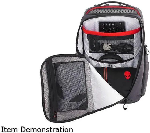 Alt view image 5 of 10 - MOBILE EDGE AWA51BPE17 Alienware Backpack