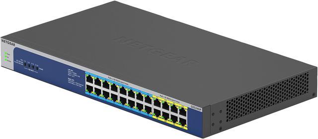 NETGEAR 24-Port Gigabit Ethernet Unmanaged PoE Switch (GS524UP