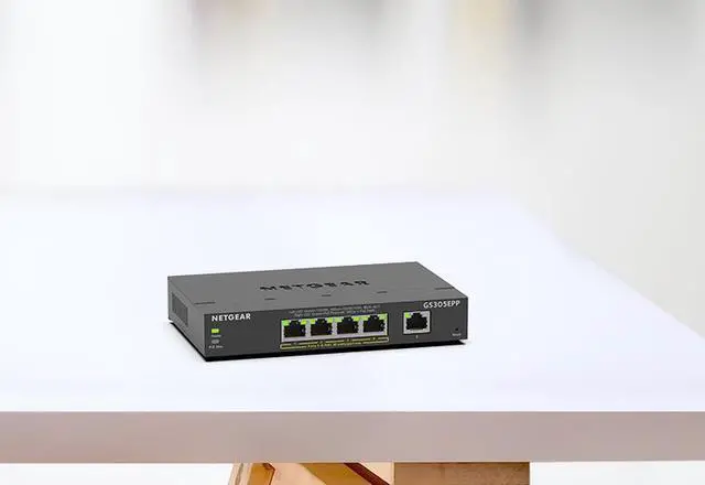 Alt view image 9 of 10 - Netgear GS305EPP 5-Port Gigabit Ethernet Easy Smart Essentials PoE Manageable Switch, GS305EPP-100NAS